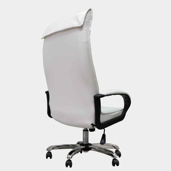 เก้าอี้ทำงาน, เก้าอี้สำนักงาน, เก้าอี้ผู้บริหาร, เก้าอี้ทำงานผู้บริหาร, เก้าอี้พนักพิงสูง, เก้าอี้สีขาว, เก้าอี้ทำงานสีขาว
