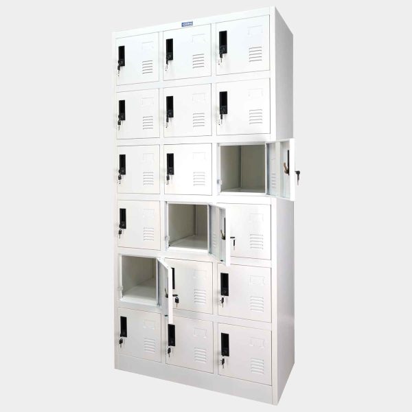 ตู้ล็อคเกอร์, ตู้ล็อกเกอร์, ตู้ Locker, ตู้ล็อคเกอร์ 18 ช่อง, ตู้ล็อกเกอร์ 18 ประตู, ตู้ล็อกเกอร์ 18 ประตู, ตู้ล็อกเกอร์เหล็ก, ตู้ล็อคเกอร์เหล็ก, ตู้ล็อคเกอร์เหล็ก 18 ช่อง, ตู้ล็อคเกอร์เหล็ก 18 ประตู