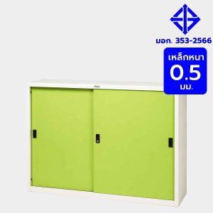 ตู้เอกสารบานเลื่อนทึบ, ตู้เหล็ก, ตู้เหล็กบานเลื่อน มอก., ตู้เหล็กบานเลื่อนทึบซ้อน, ตู้เหล็กบานเลื่อนสองบานซ้อน